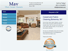 Tablet Screenshot of mavclean.com